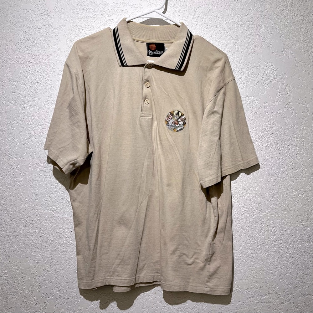 Pilsner Urquell Puzzle Graphic Polo Shirt Czech Beer XL